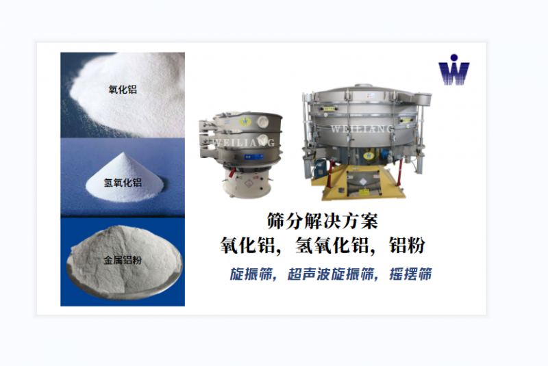 氧化鋁、氫氧化鋁、金屬鋁粉篩分案例